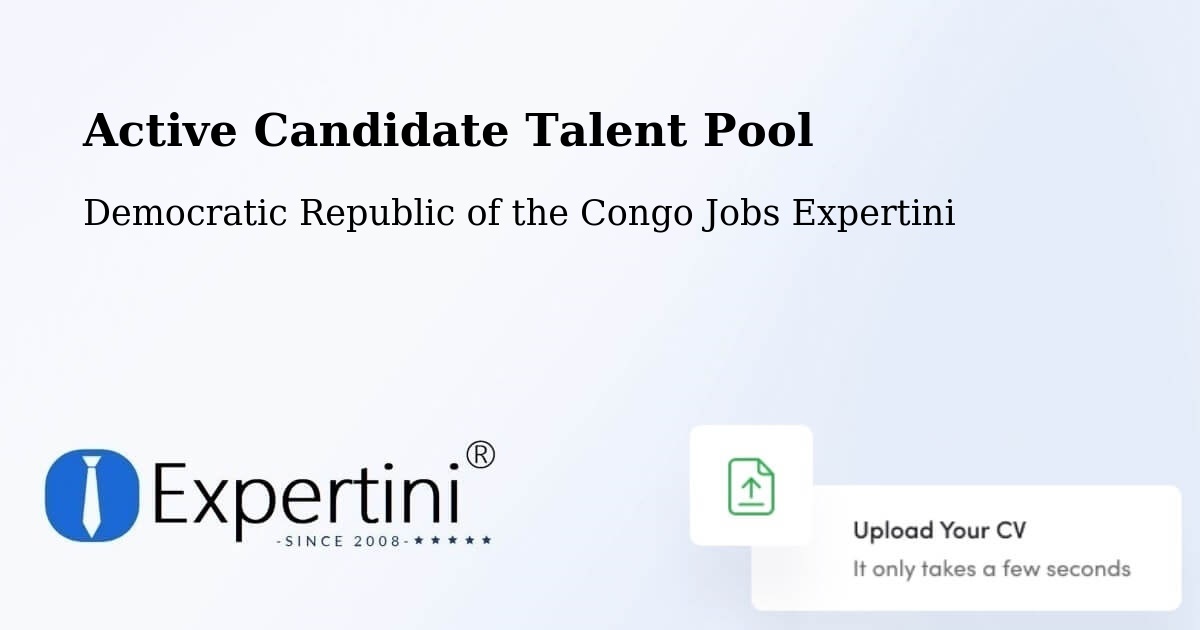 Active Candidate Talent Pool – Inongo - Democratic Republic of the Congo Jobs Expertini