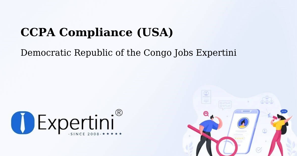CCPA Privacy Rights & Compliance Notice – Inongo - Democratic Republic of the Congo Jobs Expertini