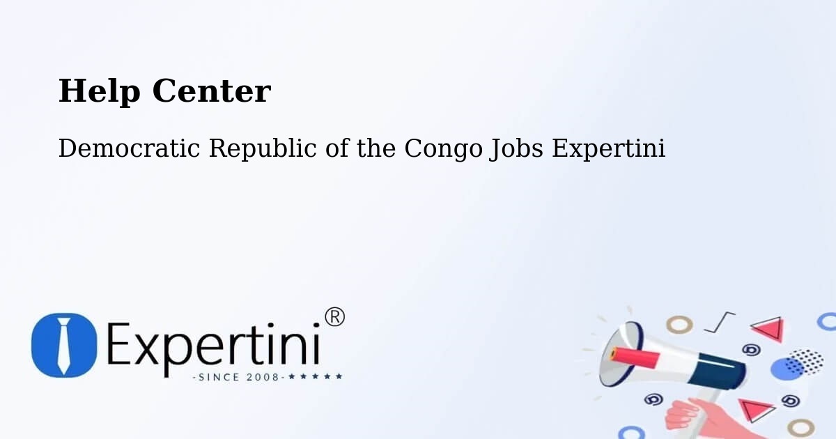 Help Center – Inongo - Democratic Republic of the Congo Jobs Expertini