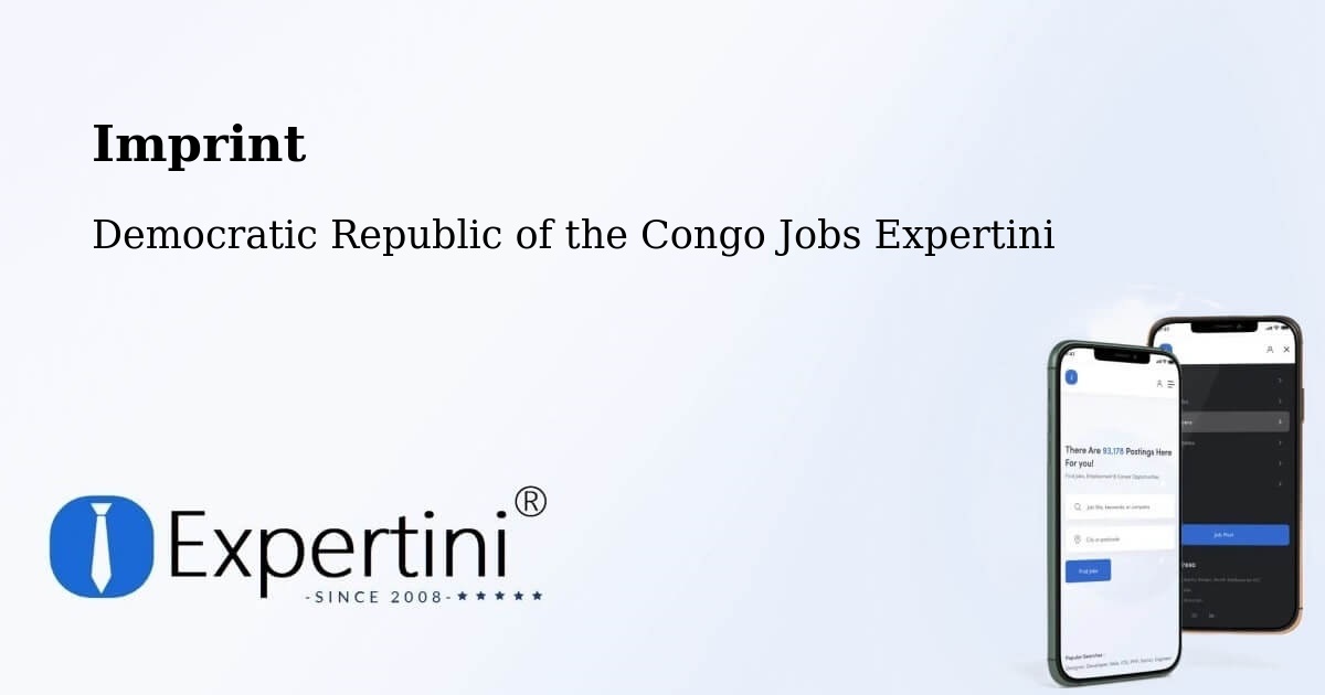 Imprint – Inongo - Democratic Republic of the Congo Jobs Expertini