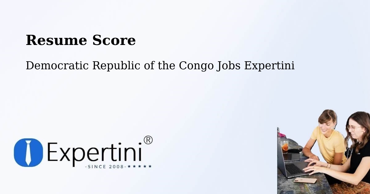 Resume Score & Job Description Match Tool – Inongo - Democratic Republic of the Congo Jobs Expertini